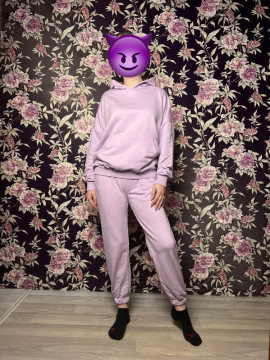 Хлопковый спортивный костюм