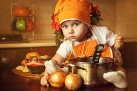 Повар в кафе