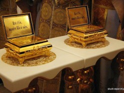 Мощи святого Николая Чудотворца передали Храму в Лядно 