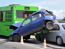 ДТП на Виленской. Опель Омега въехал под Вектру