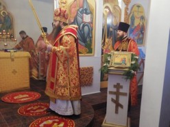 В первый день нового года в слуцком ЛТП епископ Антоний молился о трезвости