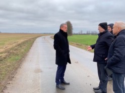 Министр транспорта посетил Слуцк и проинспектировал проект реконструкции трассы Р23 до Солигорска